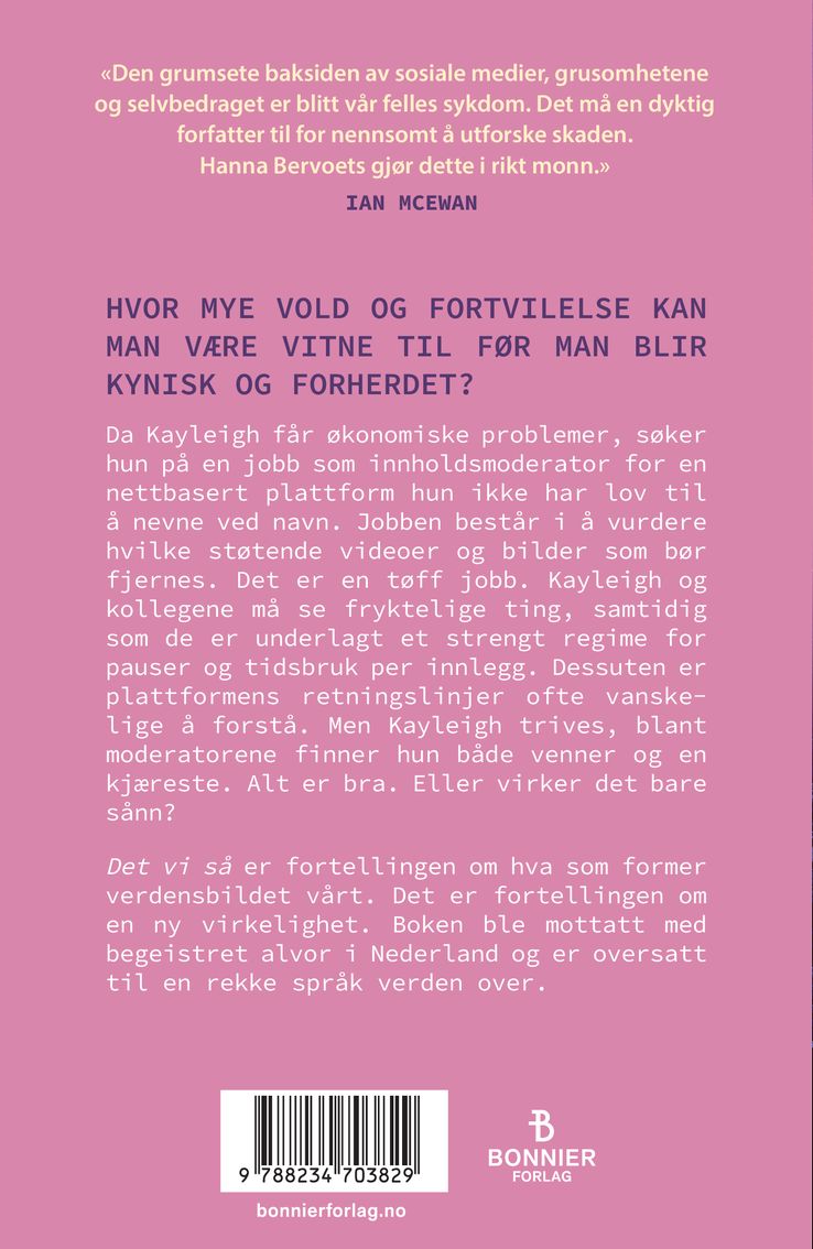 Det vi så