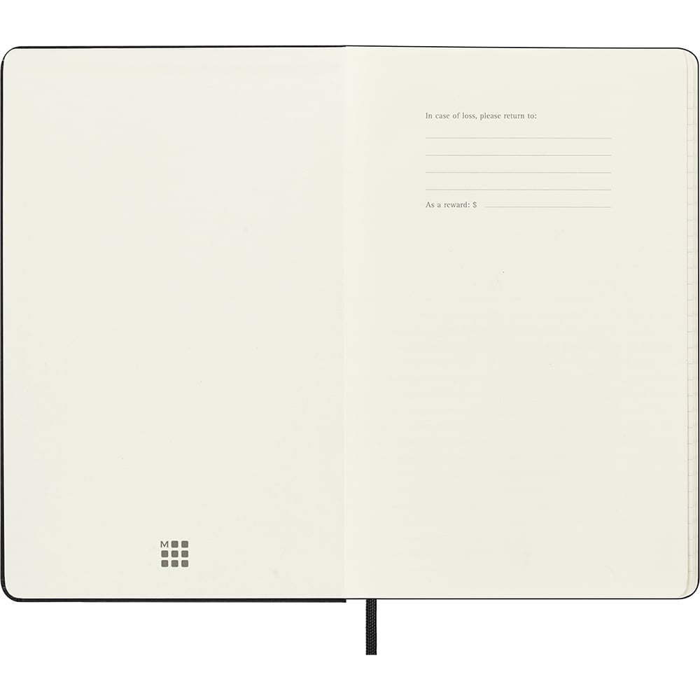 Kalender Moleskine 25/26 18M Hard L Uke Sort