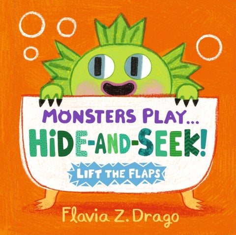 Monsters Play... Hide-and-Seek! - A lift-the-flap Halloween board book from the World of Gustavo, perfect for babies and toddlers