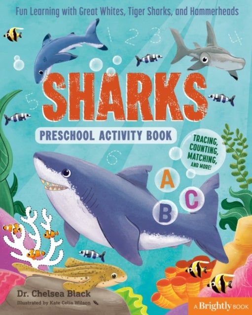 Sharks Preschool Activity Book - Fun Learning with Great Whites, Tiger Sharks, and Hammerheads