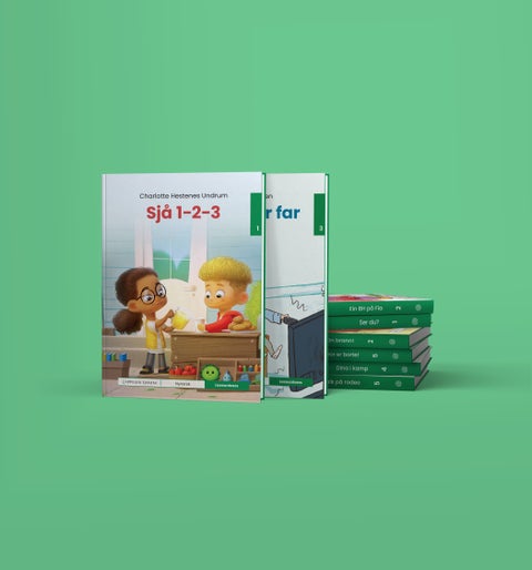 Grøn pakke Leseunivers frå Cappelen Damm - nivå 1-5