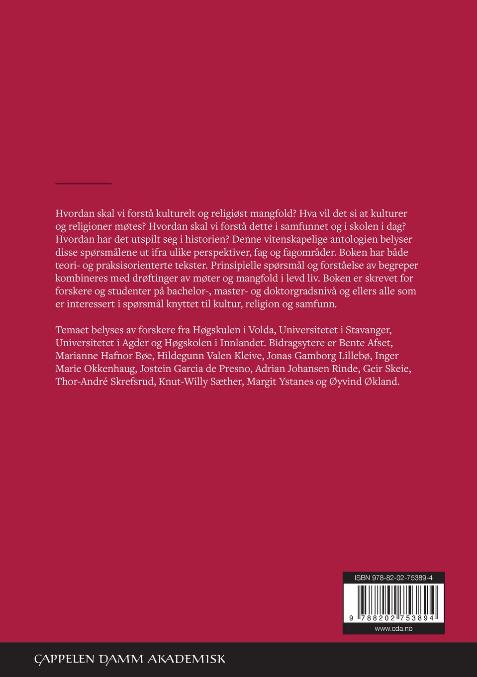 Møter og mangfold