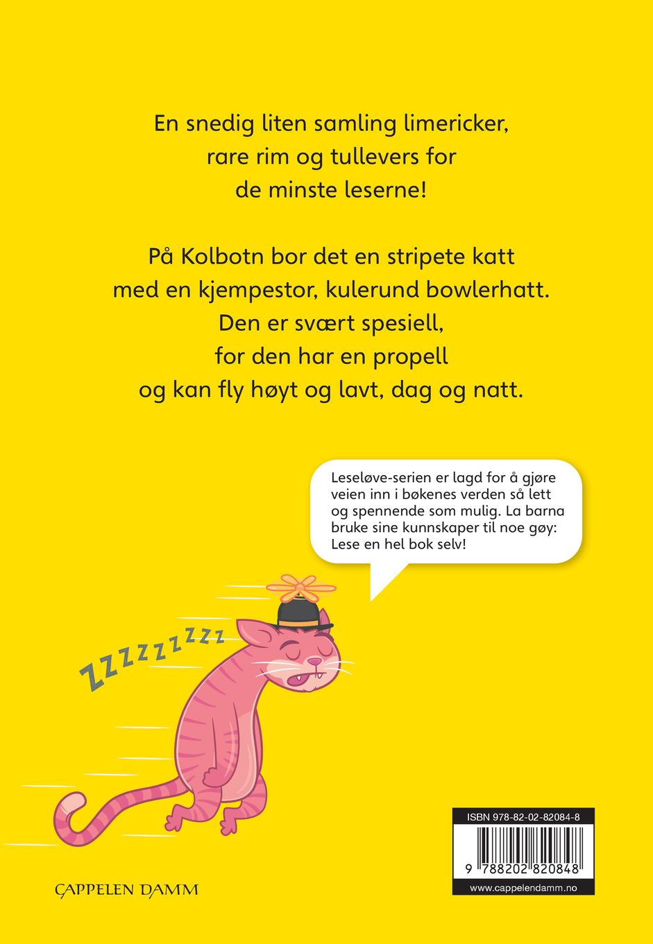 En stripete katt med en kjempestor hatt