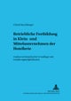 Betriebliche Fortbildung in Klein- Und Mittelunternehmen Der Hotellerie