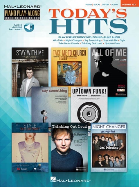 Today'S Hits - Piano Play-Along Volume 132