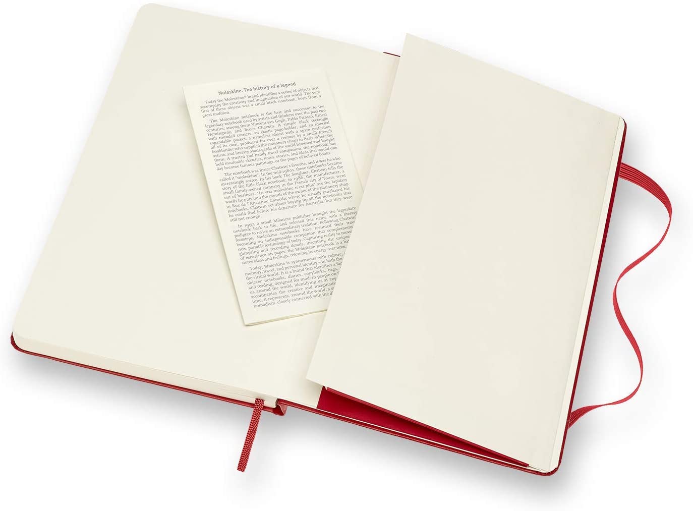 Notatbok Moleskine Linjert Large Red