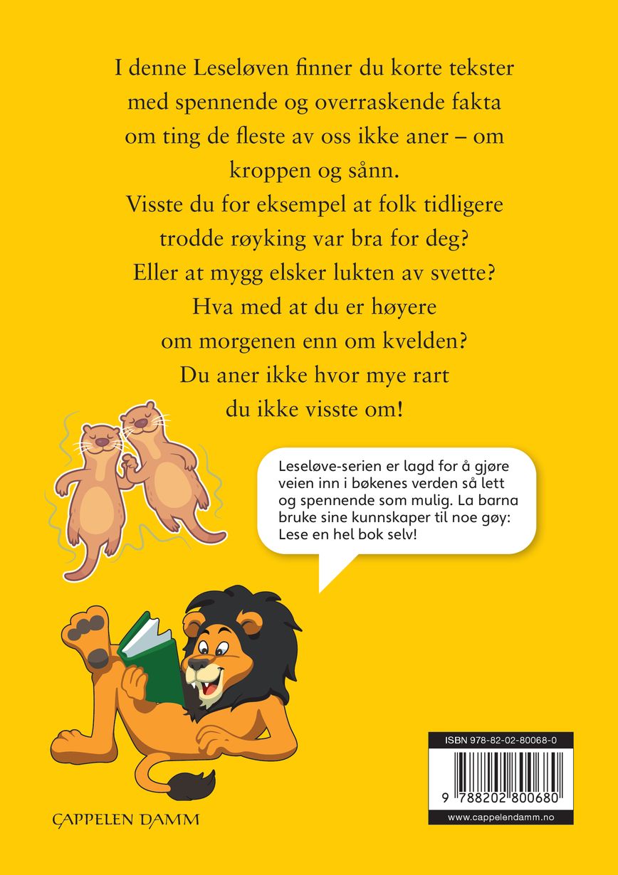Rare fakta om kroppen og sånn