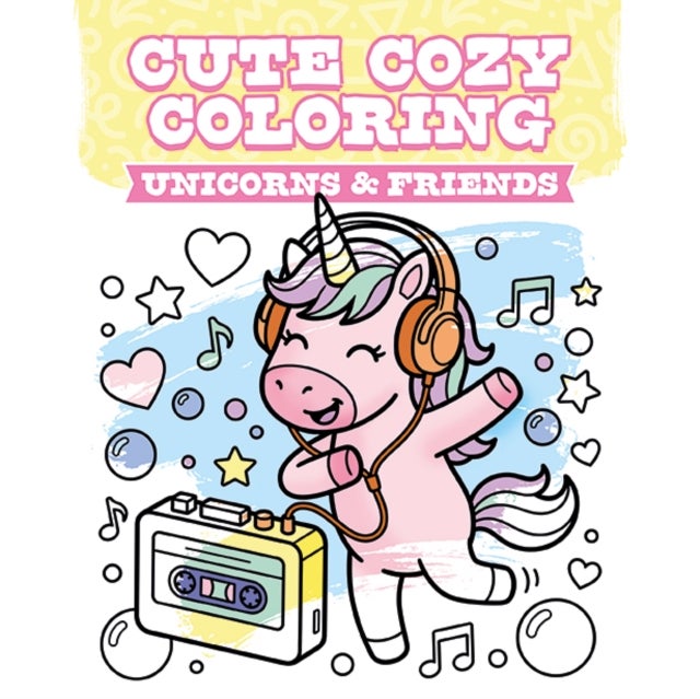 Cute Cozy Coloring: Unicorns & Friends