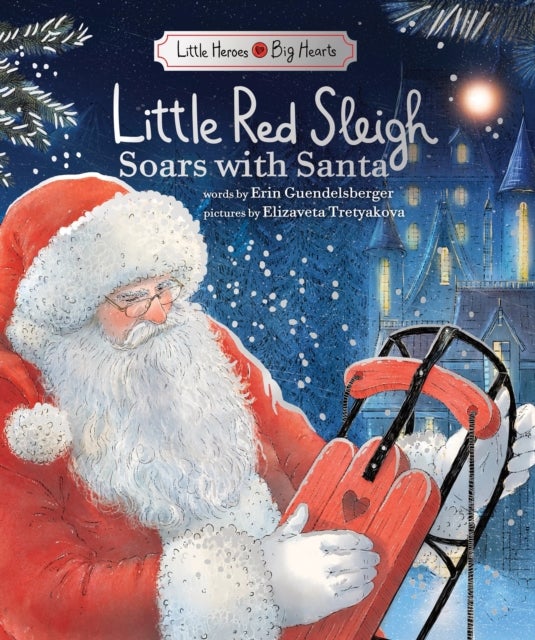 Little Red Sleigh Soars with Santa - Believe in Yourself this Christmas
