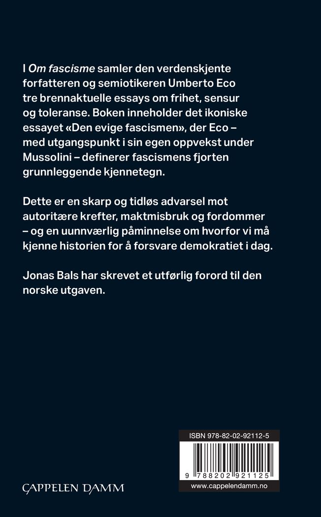 Om fascisme