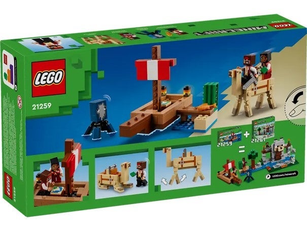 Lego På Tokt Med Sjørøverskip 21259