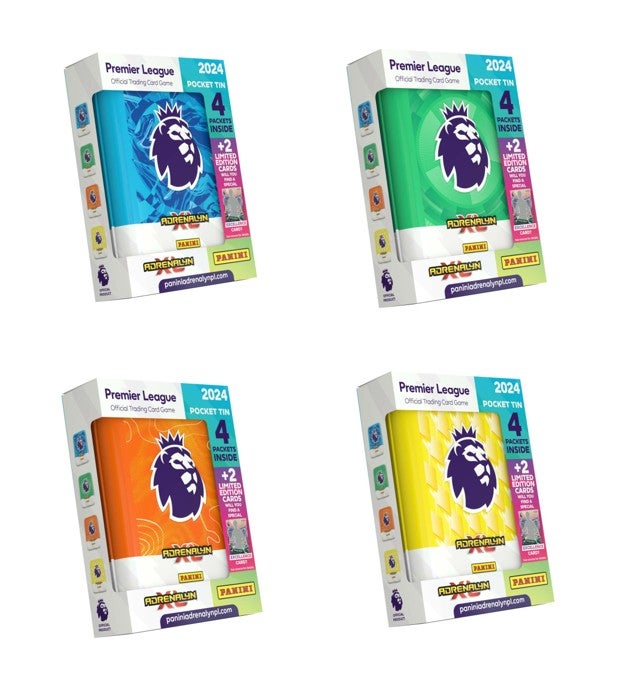 Premier League 2024 Adrenxl Pocket Tin - Fotballkort
