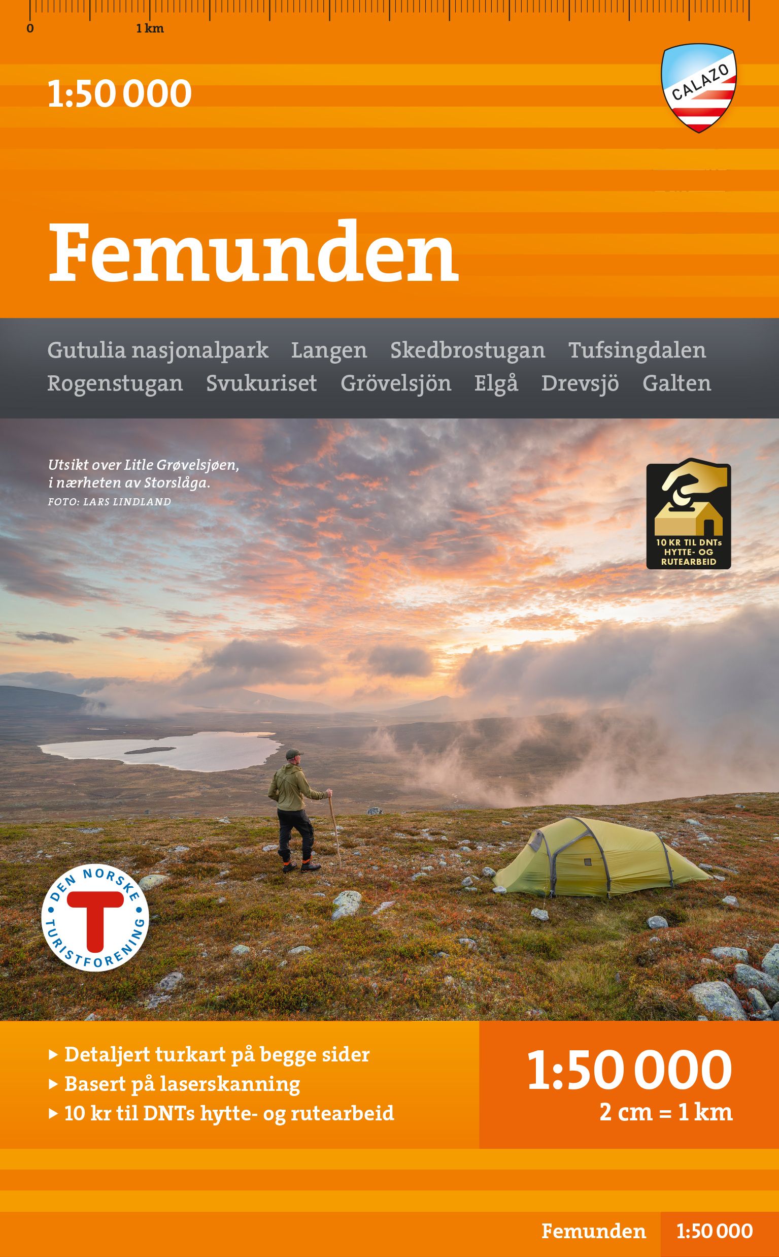 Femundsmarka Hiking Map - 1:50,000