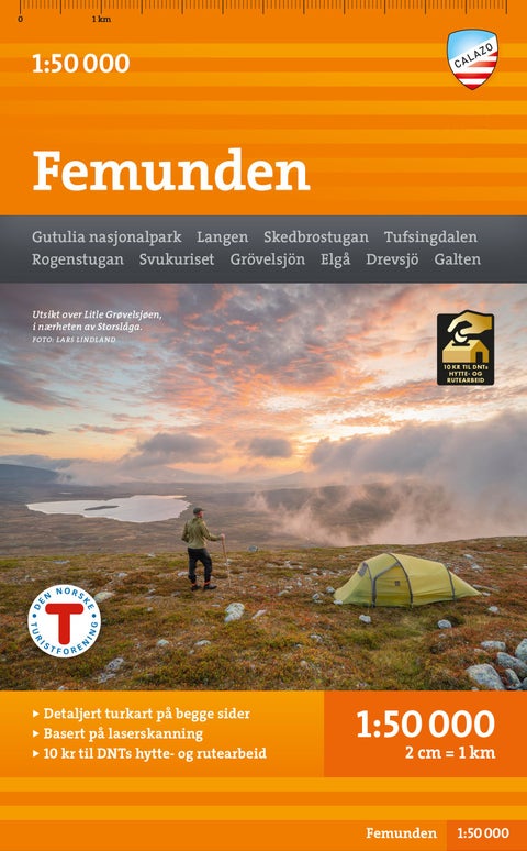 Femundsmarka Hiking Map - 1:50,000