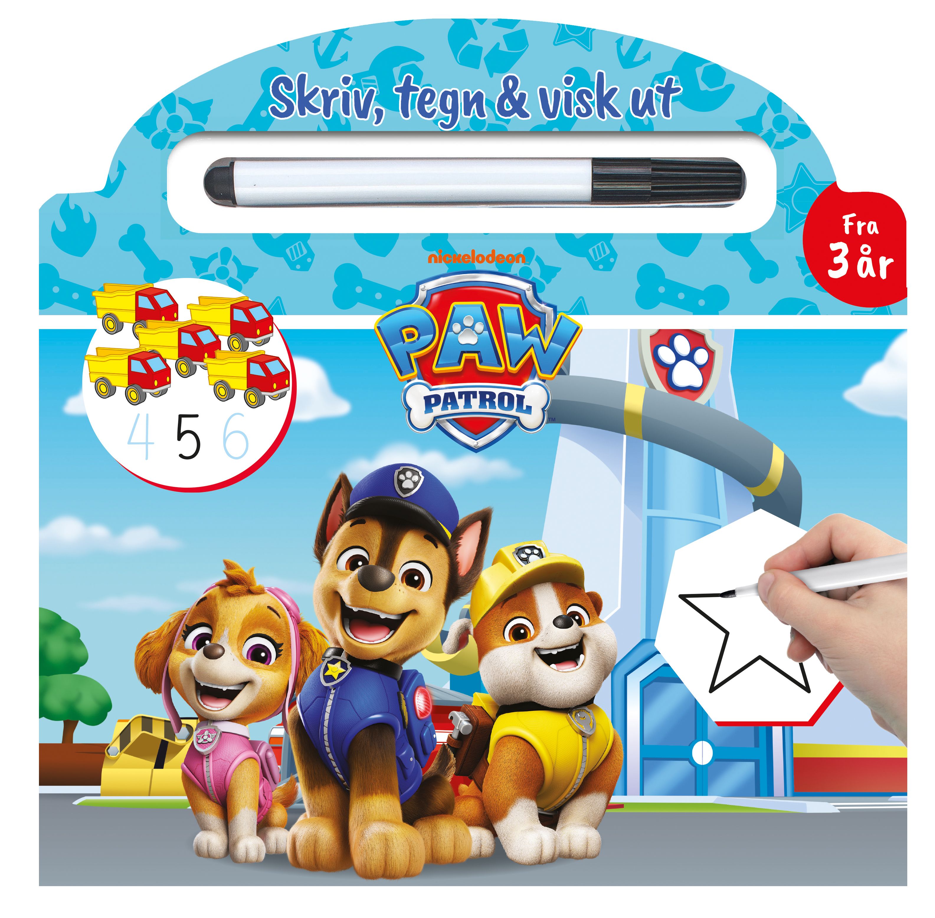 Paw Patrol - Skriv, tegn og visk ut!