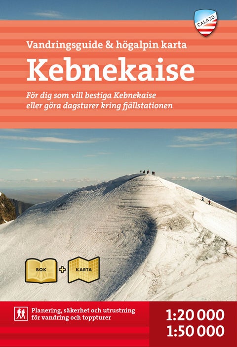 Kebnekaise - vandringsguide och högalpin karta