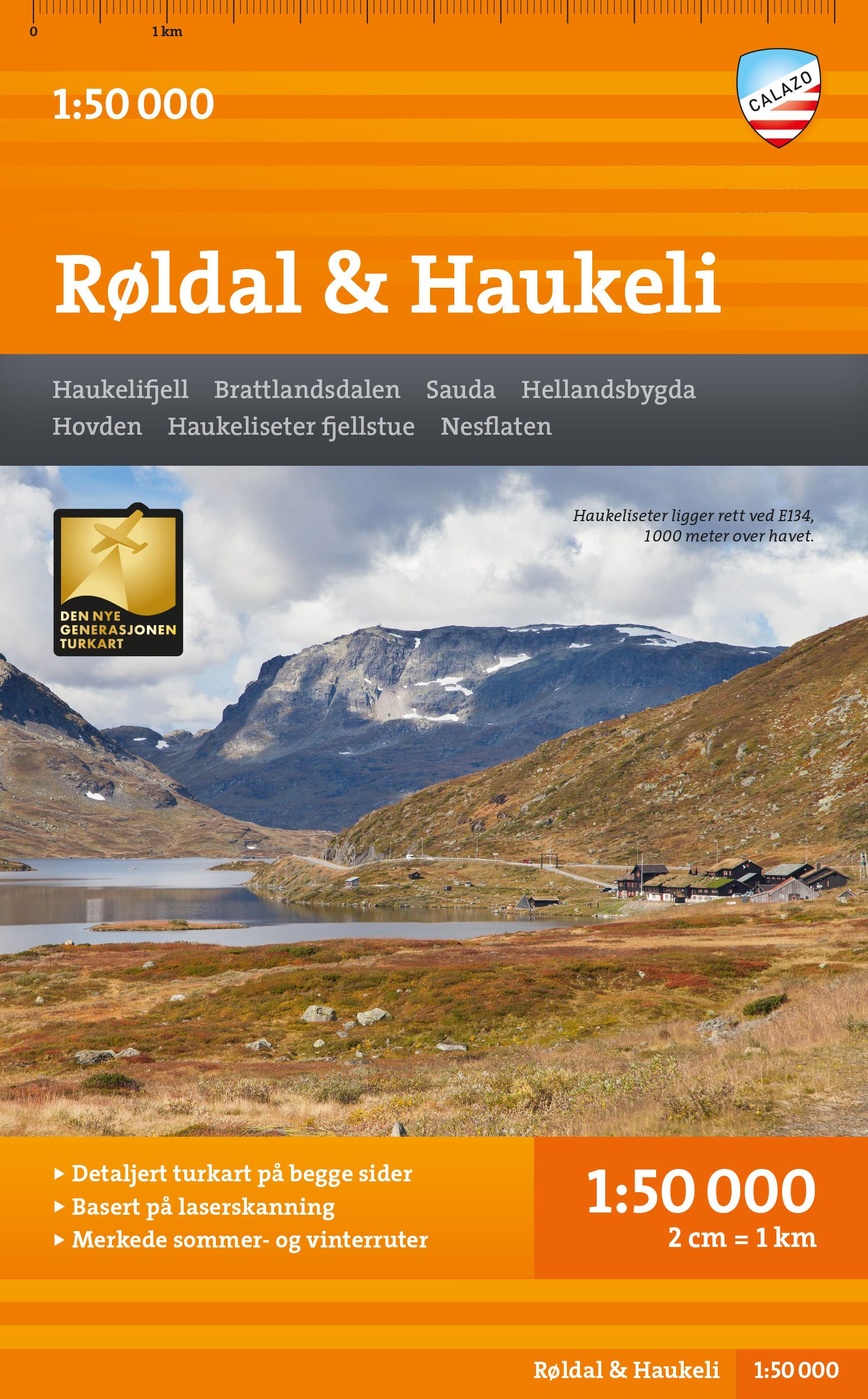 Turkart Røldal & Haukeli