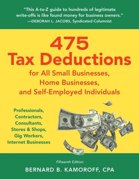 475 Tax Deductions for Businesses and Self-Employed Individuals - Professionals, Contractors, Consultants, Stores & Shops, Gig Workers, Internet Businesses