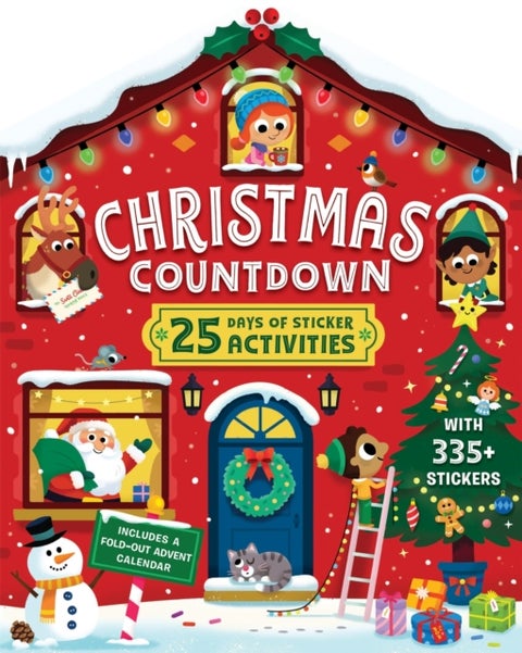Christmas Countdown - 25 Days of Sticker Activities; 300 Stickers + Advent Calendar