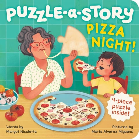 Pizza Night! - A Puzzle Piece Board Book