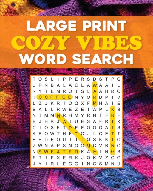 Large Print Cozy Vibes Word Search
