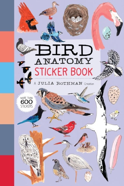Bird Anatomy Sticker Book - A Julia Rothman Creation; More Than 600 Stickers