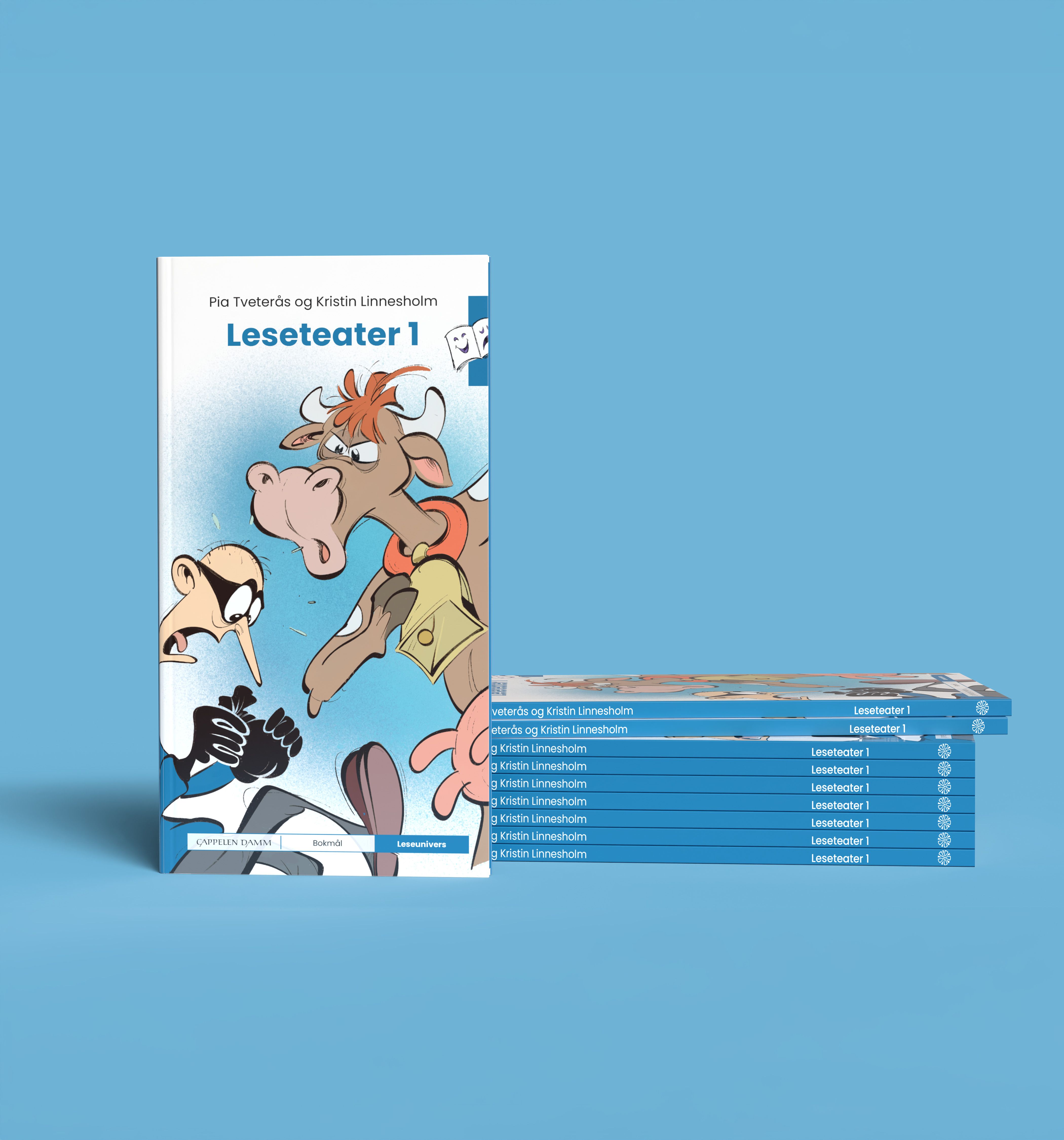 Leseteater 1 - 10 stykk Leseunivers frå Cappelen Damm