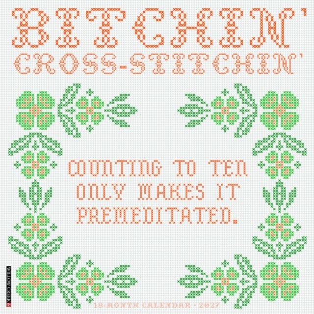 Bitchin' Cross-Stitchin' 2027 Wall