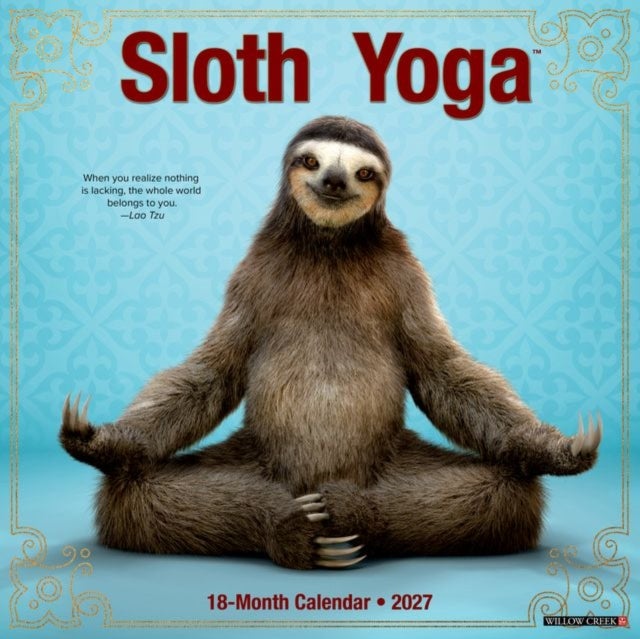 Sloth Yoga 2027 Wall