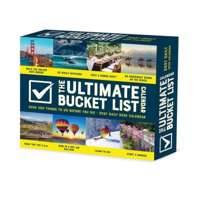 The Ultimate Bucket List Calendar 2027 Box