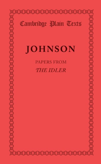 Papers from the Idler
