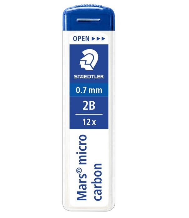 Blyantmine Staedtler 0,7mm 2B (12)