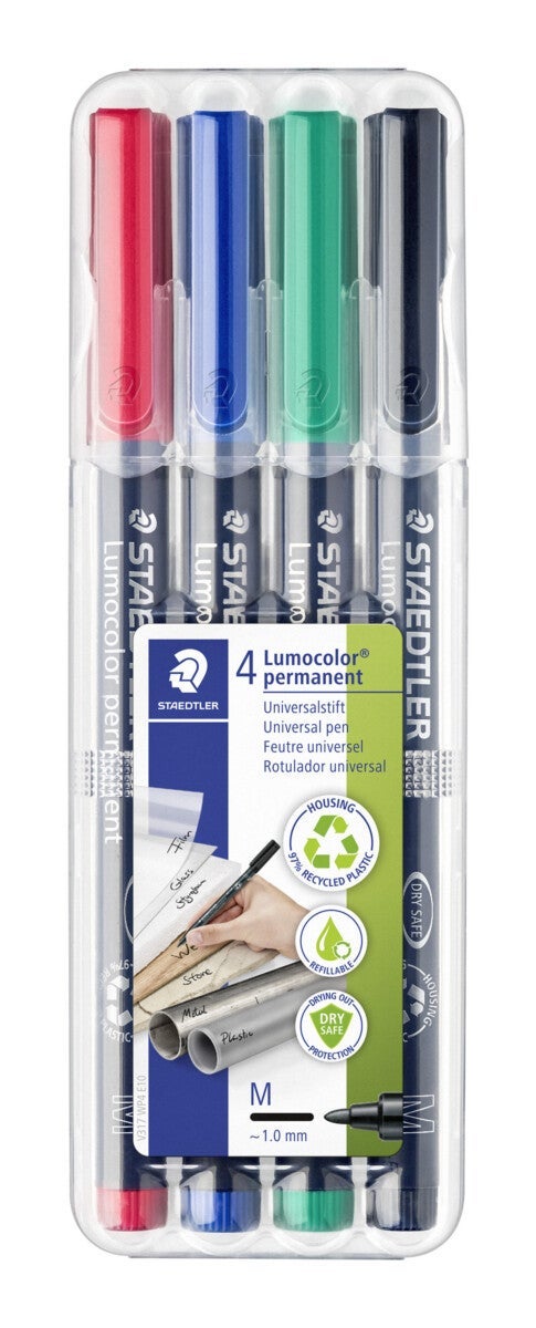 Merkepenn Lumocolor 317M 1,0mm ass (4)
