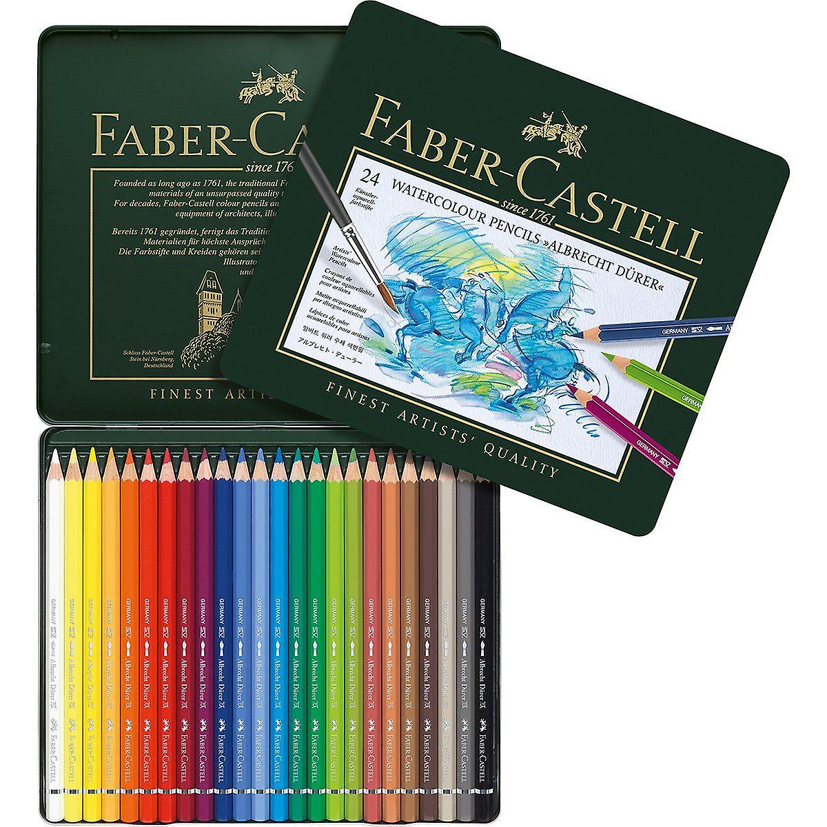 Fargeblyant Faber Akvarell 24Stk