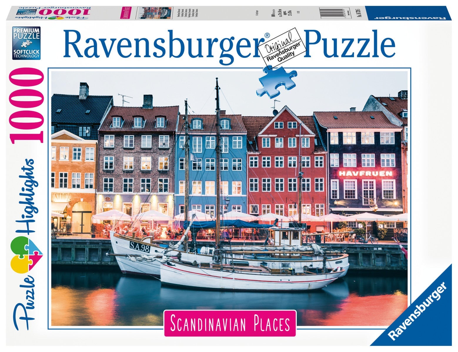 Puslespill 1000 København, Danmark Ravensburger