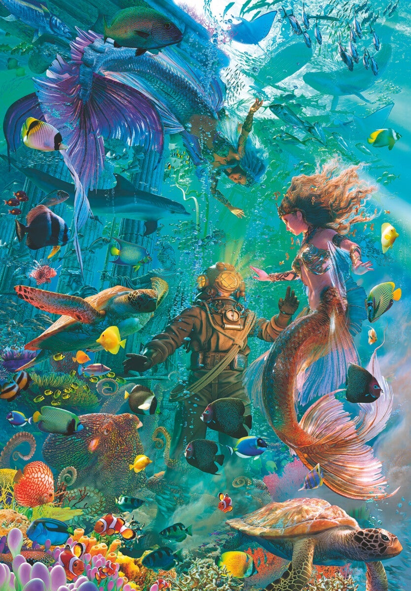 Puslespill 9000 Rike under vann Ravensburger