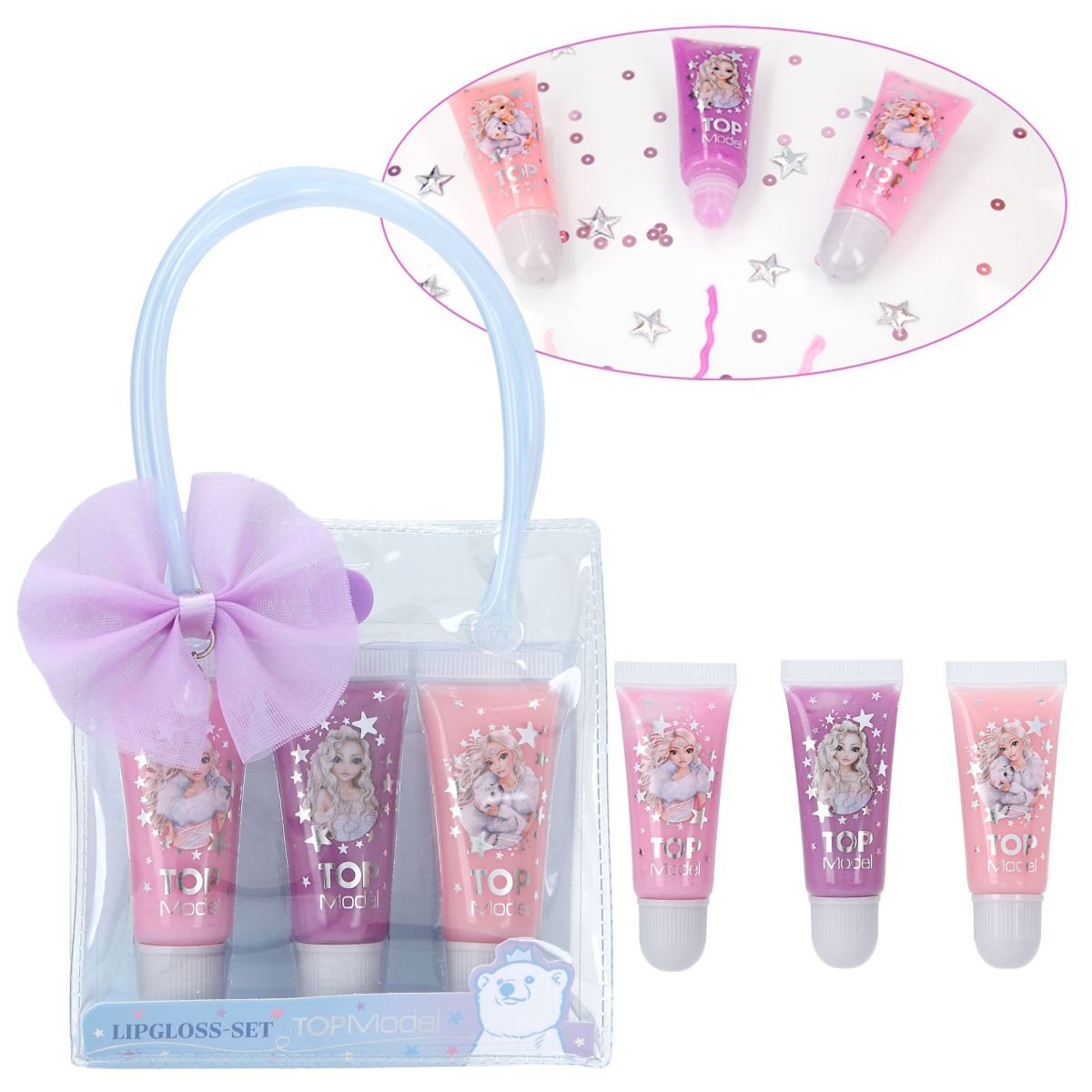 Lipgloss I Veske 3 Stk. Iceworld Topmodel