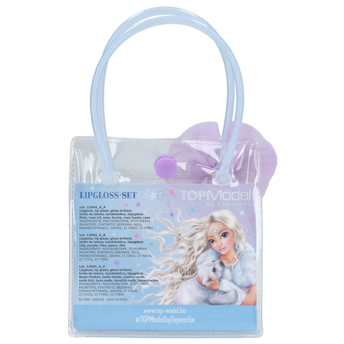 Lipgloss I Veske 3 Stk. Iceworld Topmodel