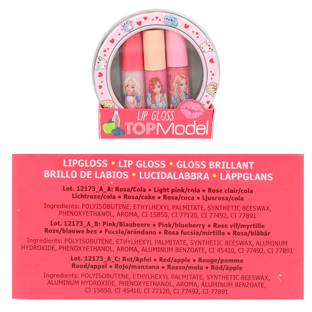 Lipgloss Mini 3Stk I Boks Topmodel
