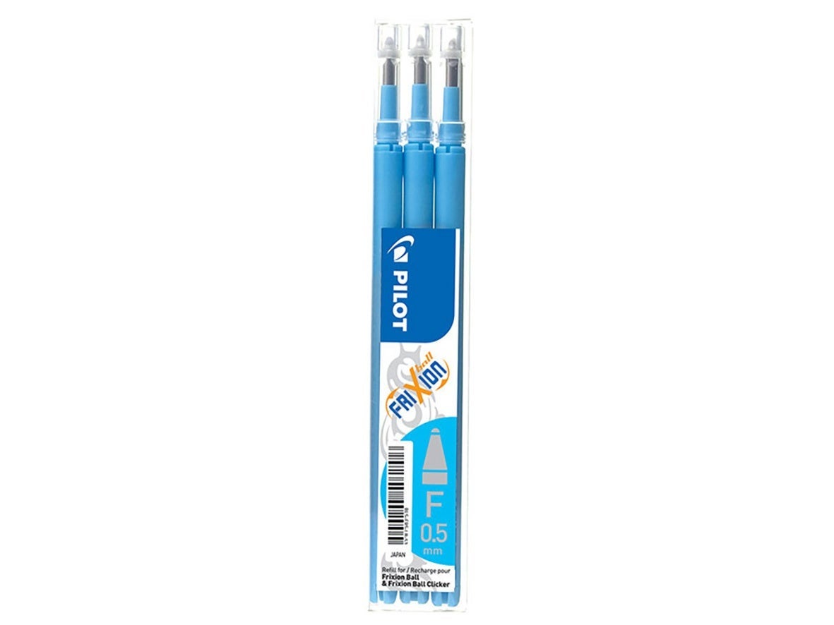 Refill Pilot Frixion 0,5 lys blå (3)