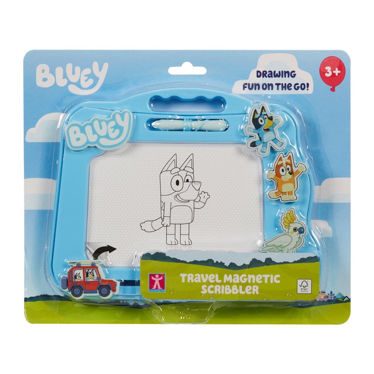Tegnetavle Reise Bluey