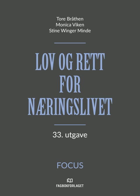 Lov og rett for næringslivet - lærebok