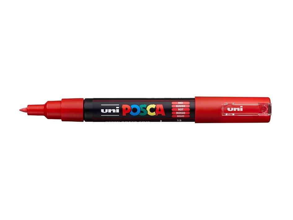 Tusj Uni Posca PC-1M Extra-Fine 0,7-1mm 15 Red