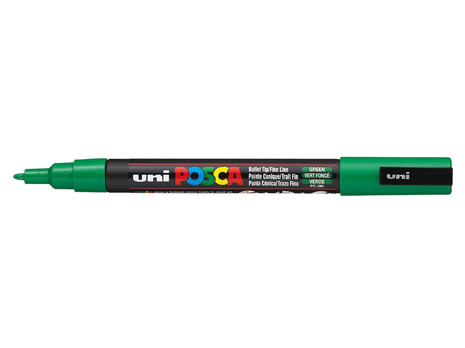 Tusj Uni Posca PC-3M Fine 0,9-1,3mm 6 Green