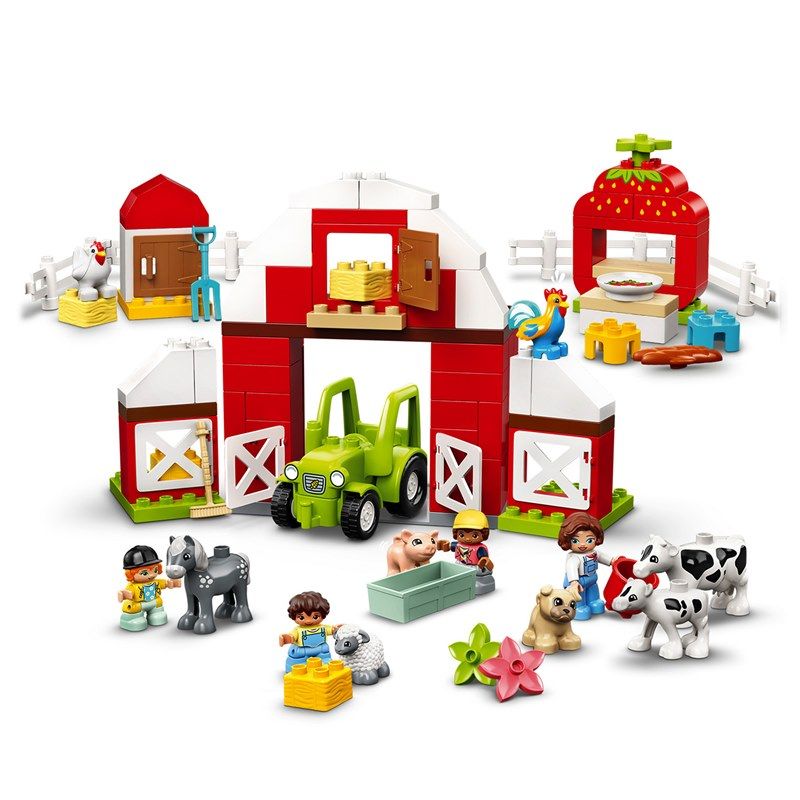 Lego Låve, traktor og bondegårdsdyr 10952