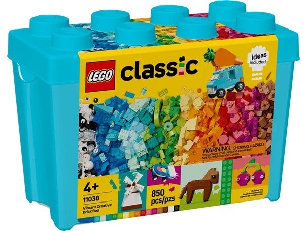 Lego Kreativ bygging med fargerike klosser