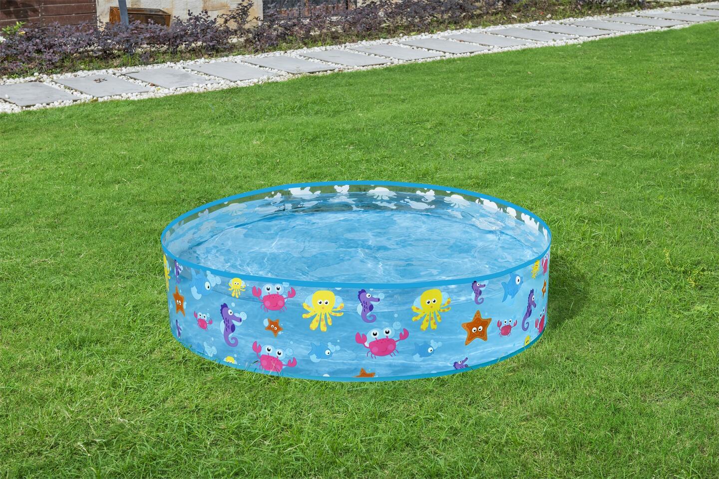 Basseng m/stiv kant 122 x 25cm Bestway