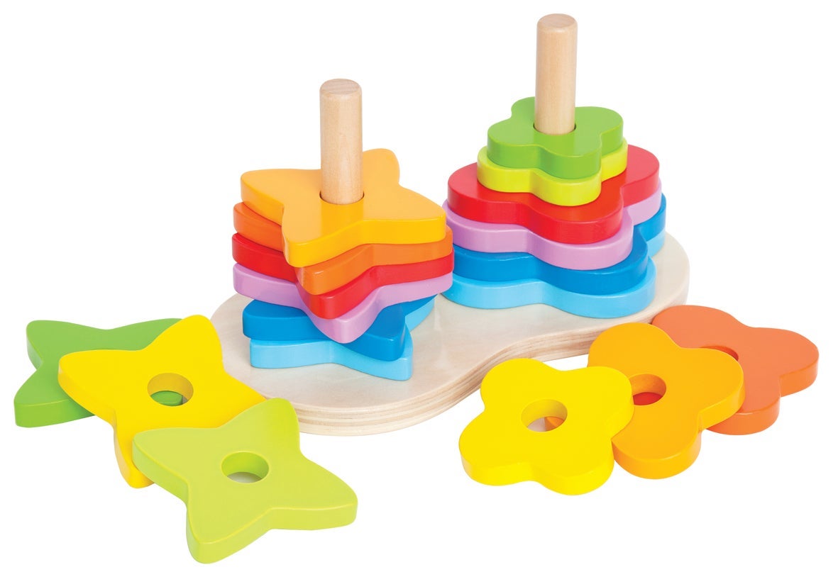 Hape stabletårn regnbue