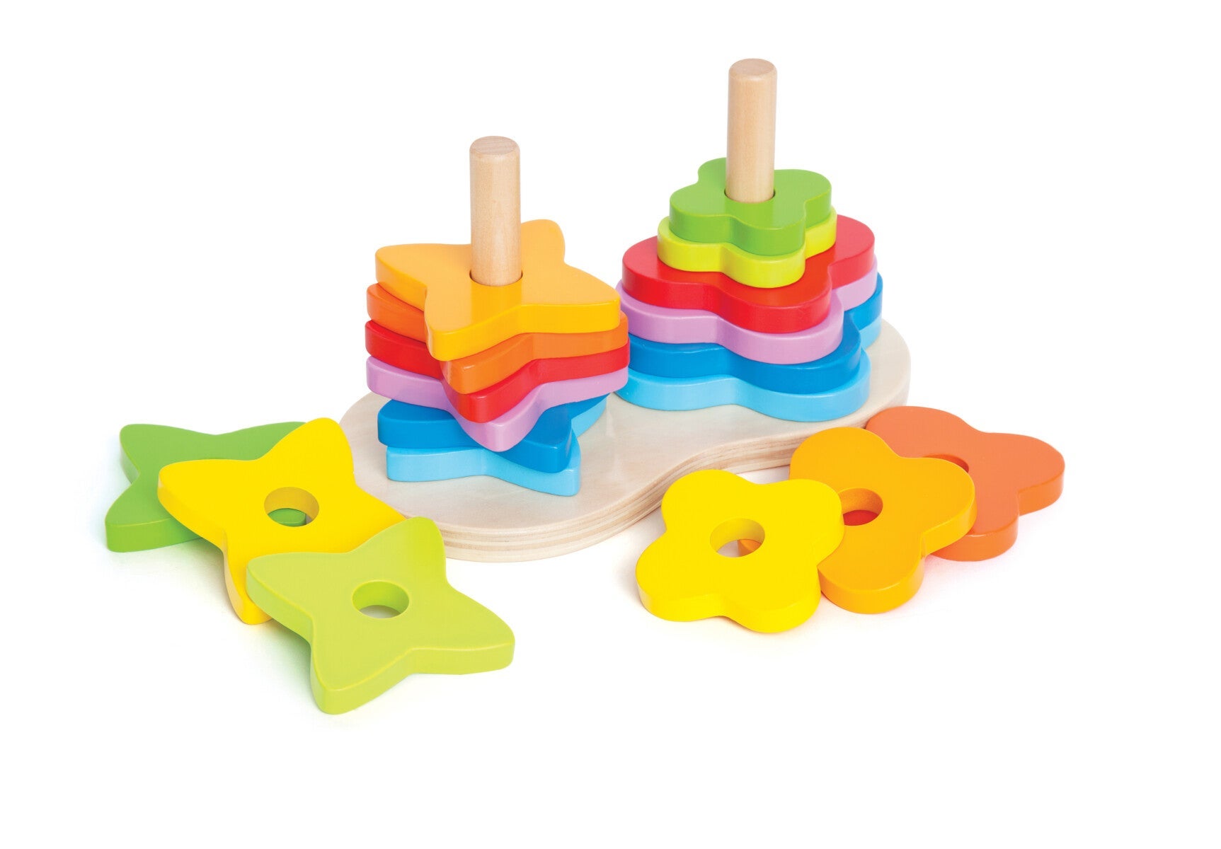 Hape stabletårn regnbue