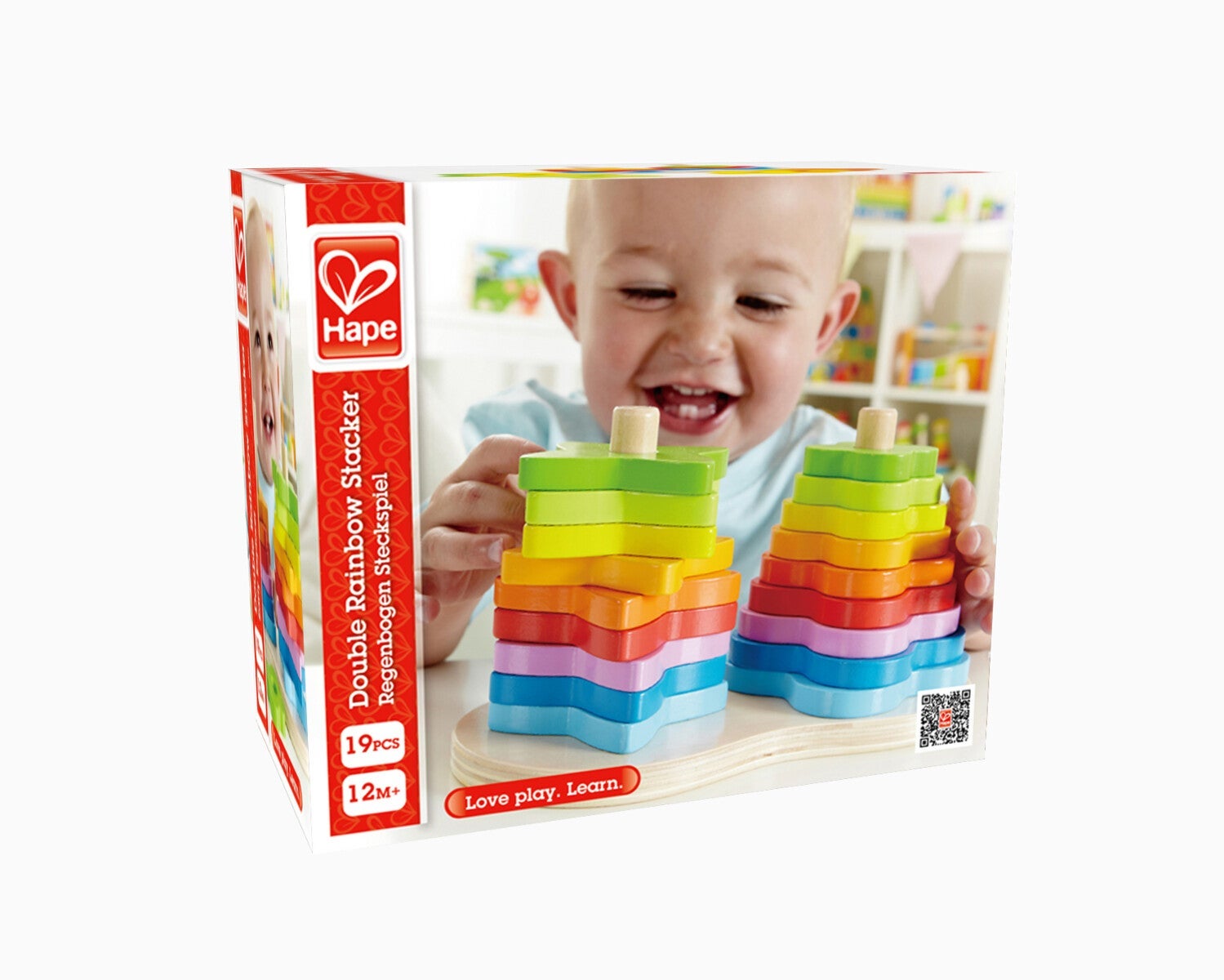 Hape stabletårn regnbue